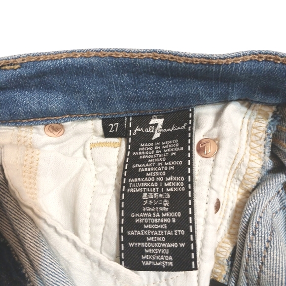 7 FOR ALL MANKIND Gwenevere Women's Skinny Jeans size 27 - Picture 8 of 8